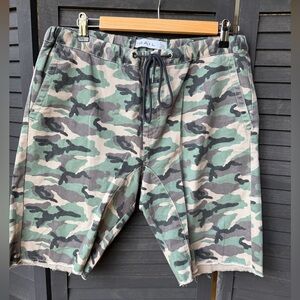 The Rail Men’s Camouflage Shorts - Green & Tan